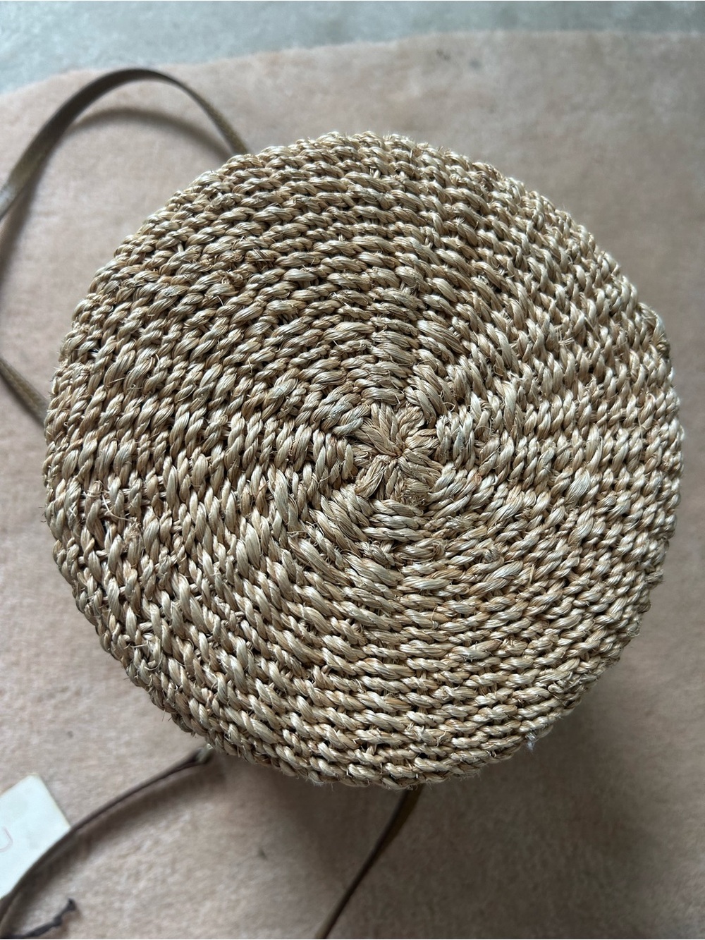 Kayu Straw Bucket Crossbody Bag - Picture 7 of 8